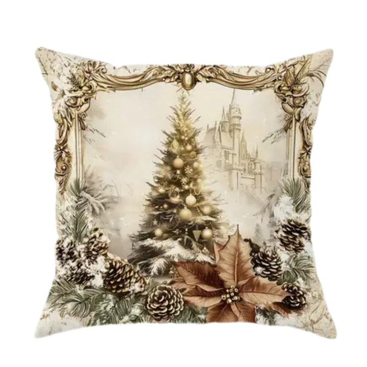 Christmas Velvet Cushion Cover