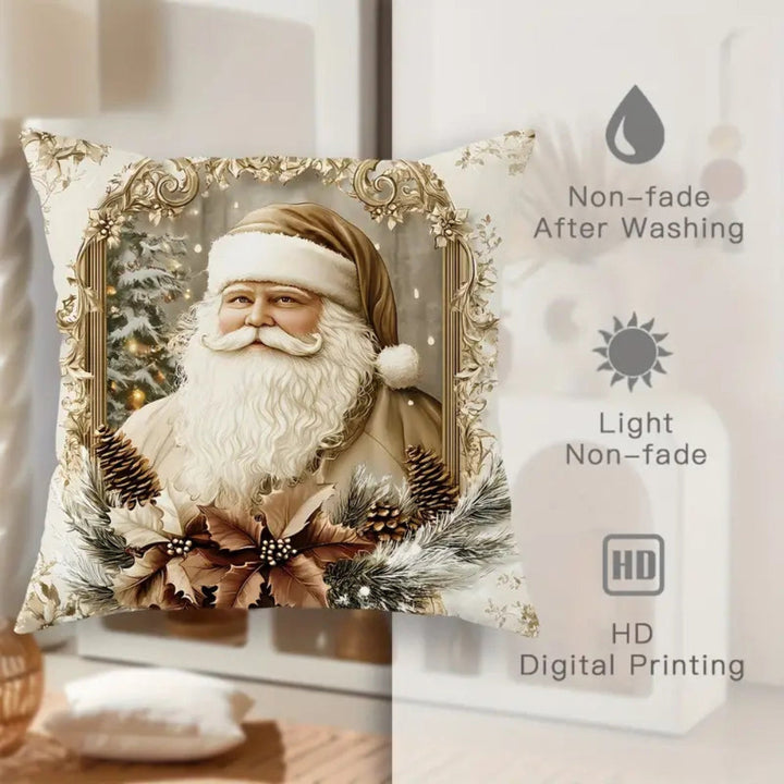 Christmas Velvet Cushion Cover