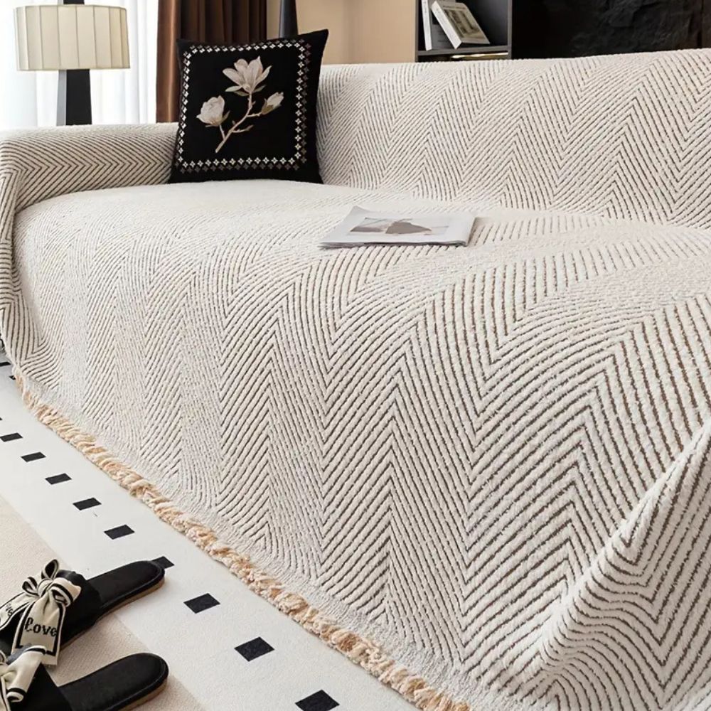 Herringbone Couch Cover