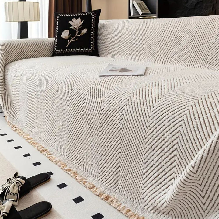 Herringbone Couch Cover