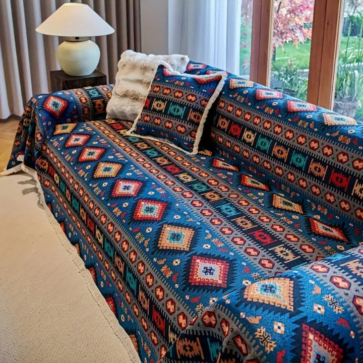 Boho Chenille Couch Cover