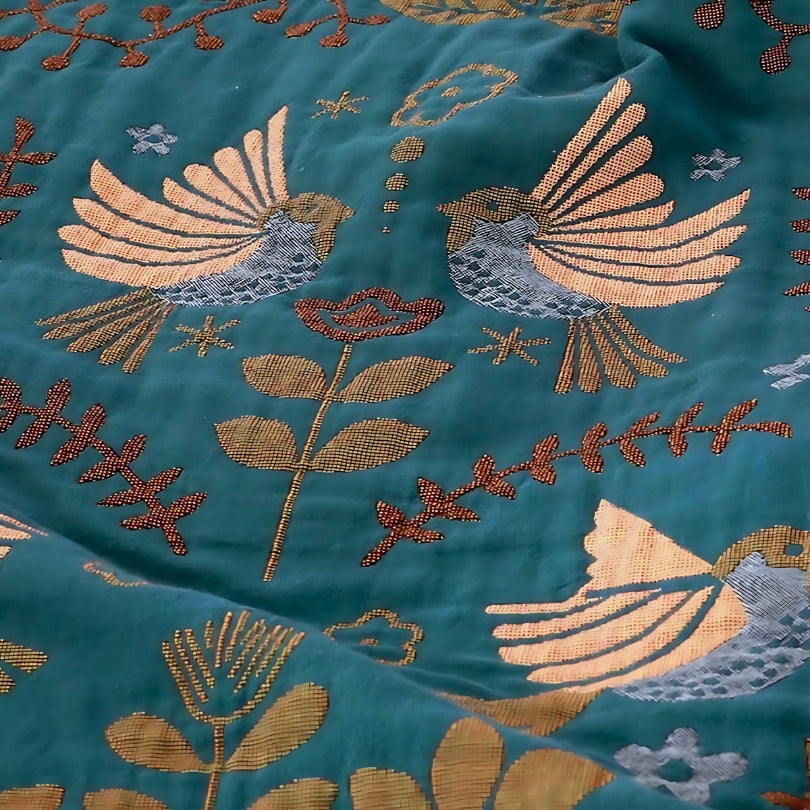 LunaMeadow – Luxury Reversible Cotton Throw Blanket