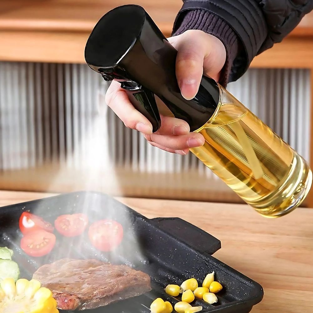 AeroMist Luxe Oliesprayfles – Elegant Design voor Gezonde &amp; Precieze Koken