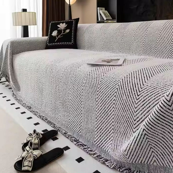 Herringbone Couch Cover