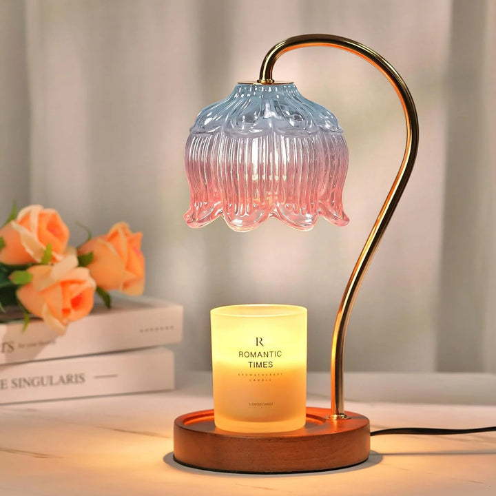 Candle Warmer Lamp, Dimmable Electric Wax Warmer with Timer for Jar Candles