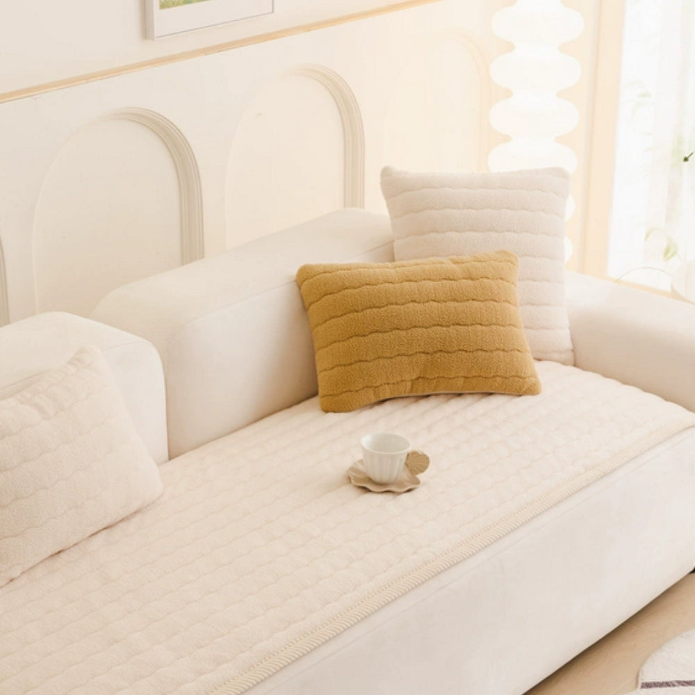 Thick Plush Couch Cover