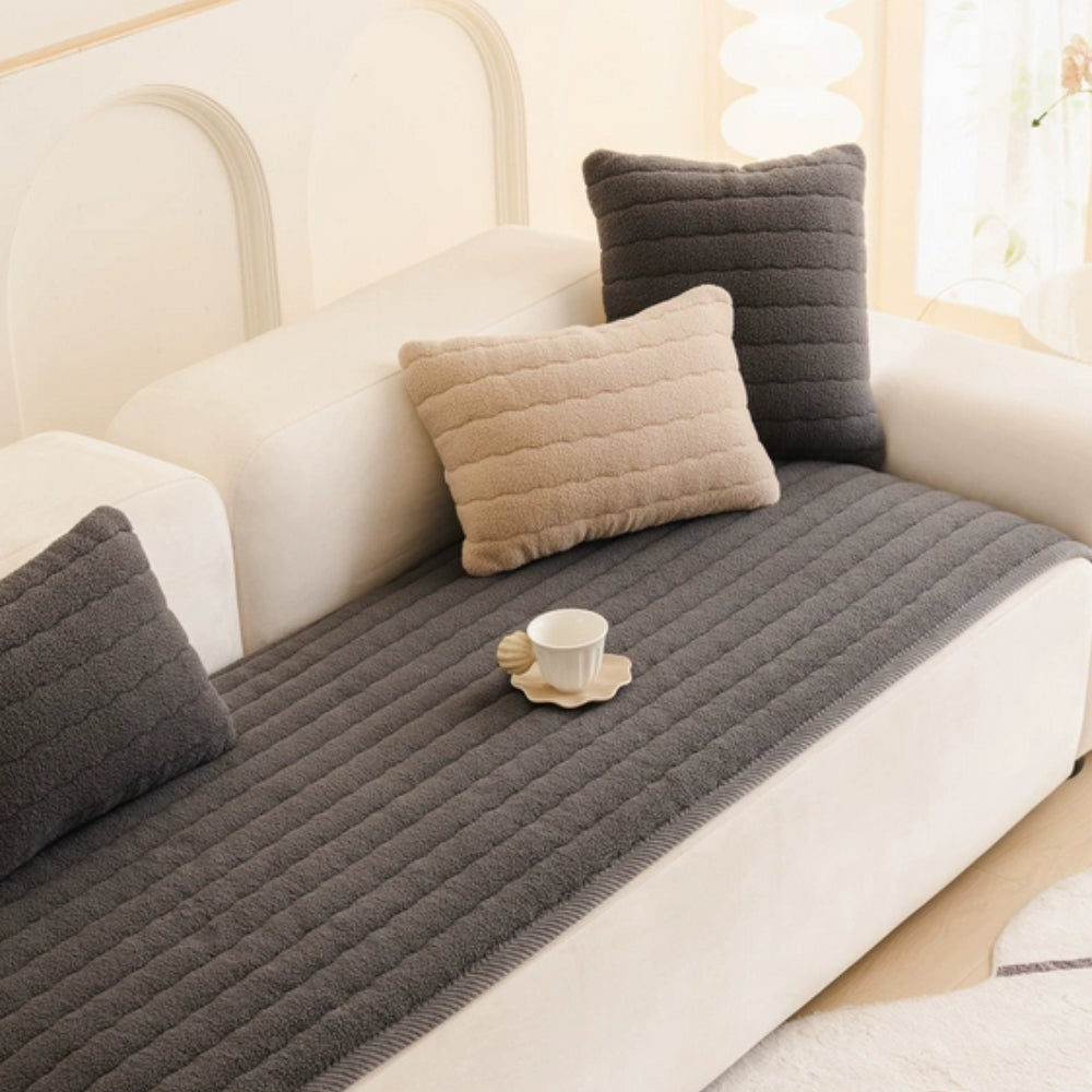 Thick Plush Couch Cover