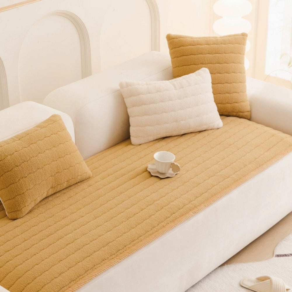 Thick Plush Couch Cover