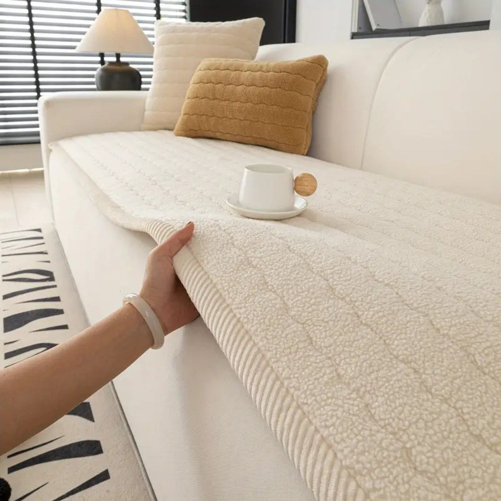 Thick Plush Couch Cover