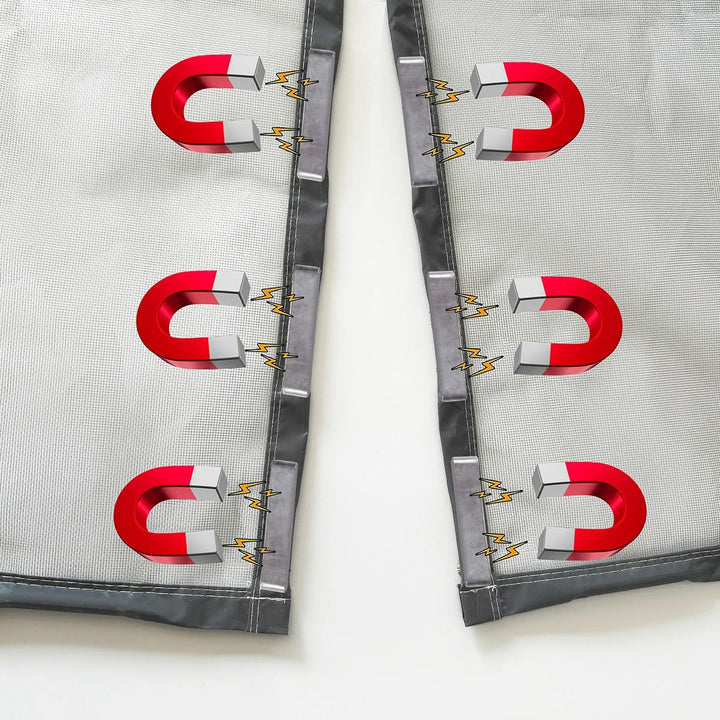 Fliegengittertür Magnet | Automatisch Schließend | Kein Bohren Erforderlich | Airlock