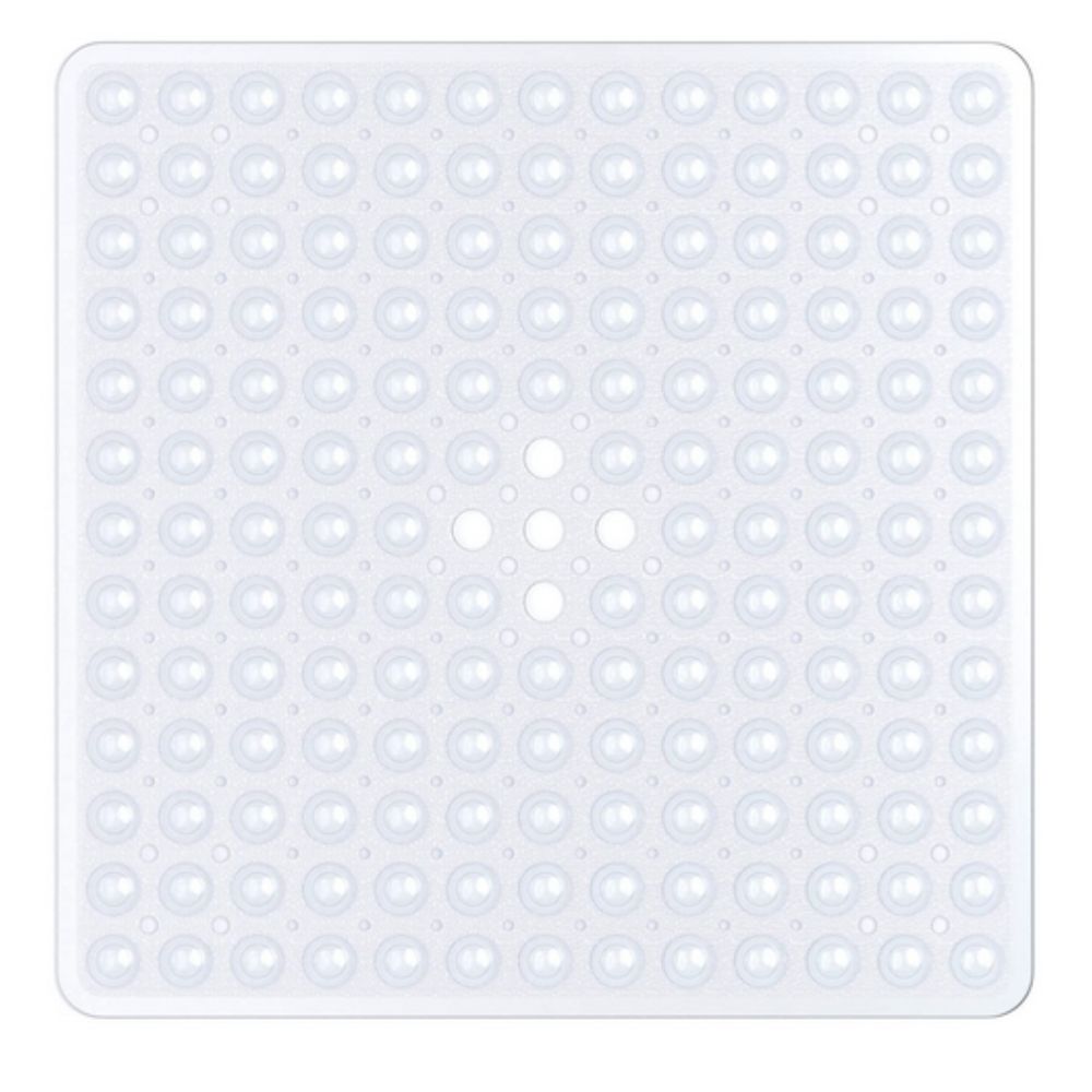Frosted White Bath Mat