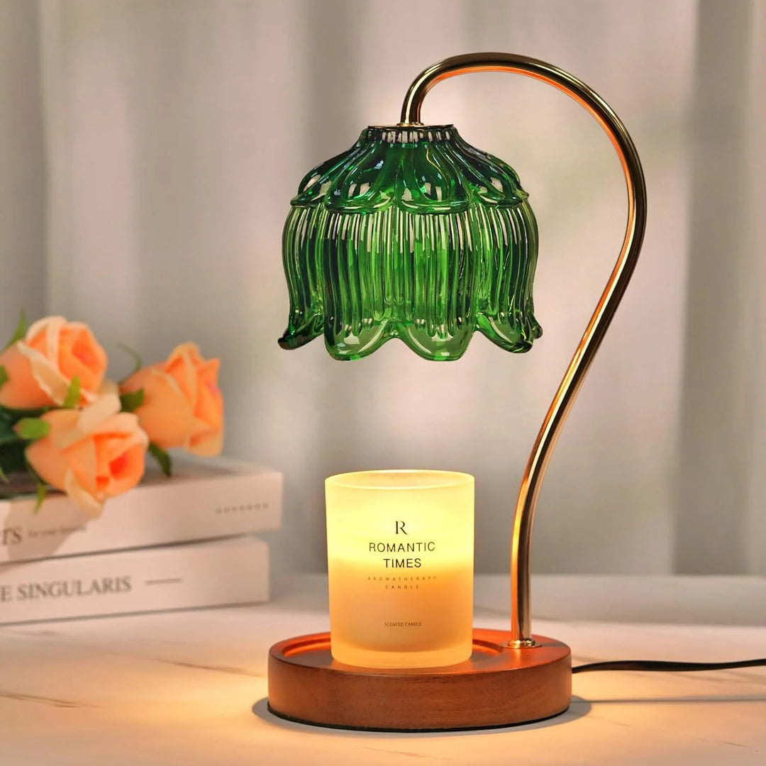 Candle Warmer Lamp, Dimmable Electric Wax Warmer with Timer for Jar Candles
