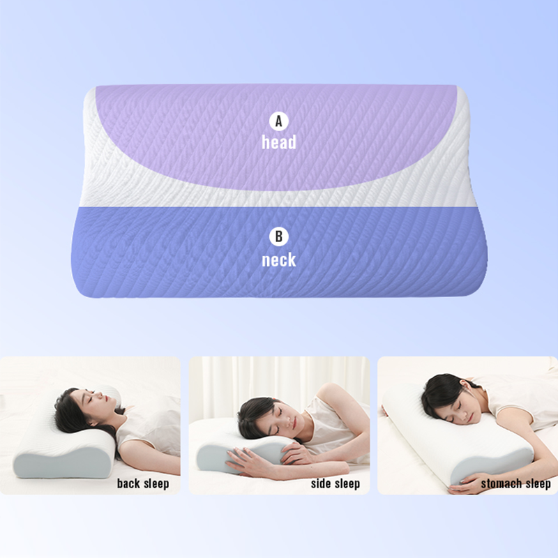 Bamboo cover cervical pillow with removable washable cover