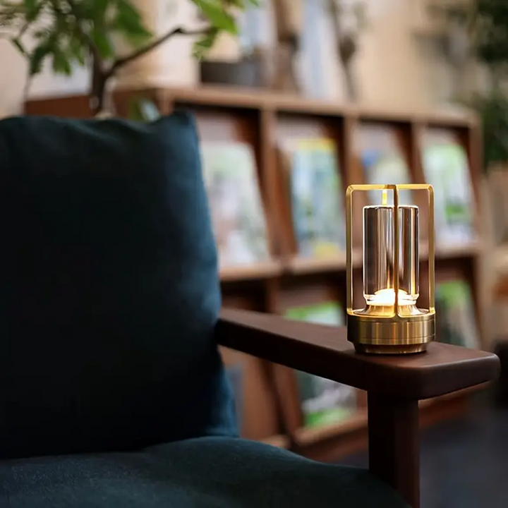 USB-C rechargeable modern LED table lamp