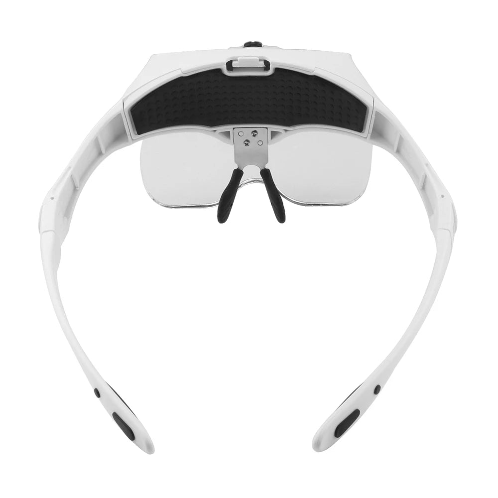 Headband magnifier lens set for reading and hobbies