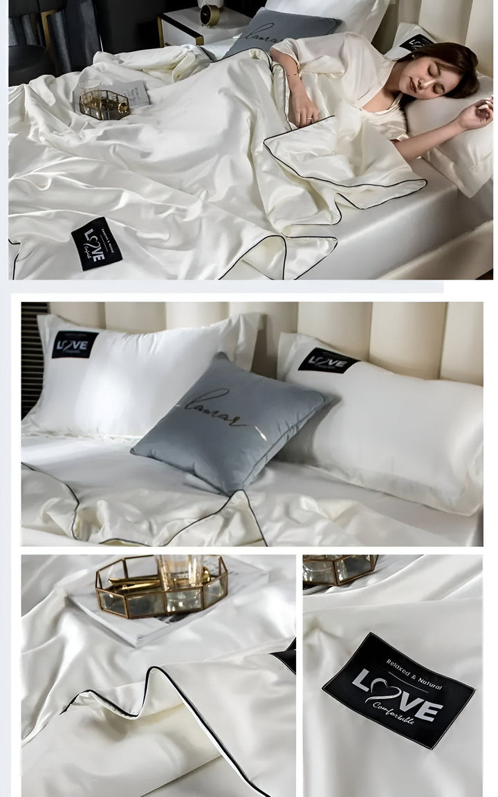 SilkyDream – Luxury Silk Duvet for All-Season Comfort
