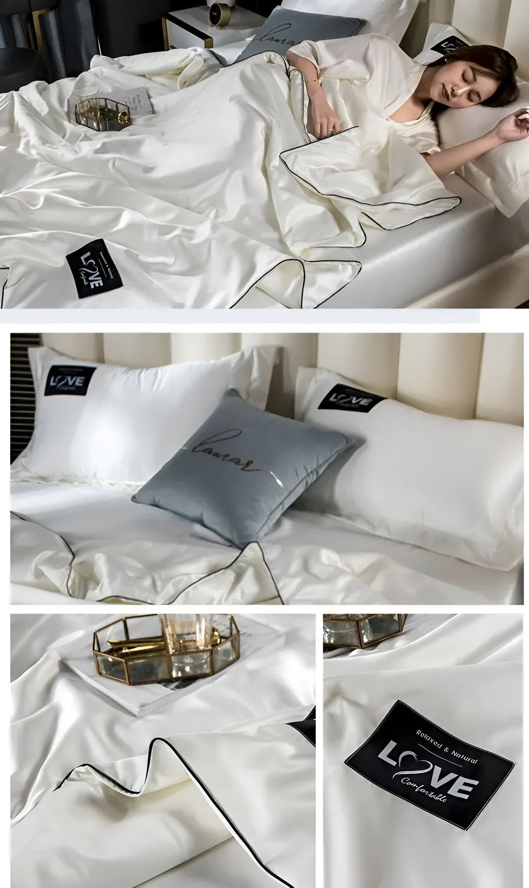 SilkyDream – Luxury Silk Duvet for All-Season Comfort