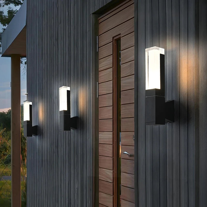 Outdoor Wall Light with Motion Sensor – Waterproof Black LED PIR Security Wall Lamp 7W/14W (Warm, Neutral &amp; Cool White)
