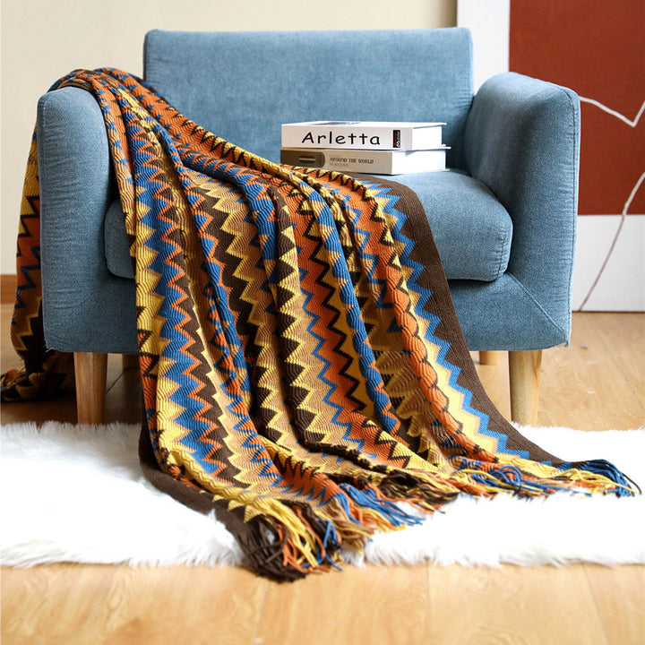BohoWeave – Luxury Chevron Throw Blanket