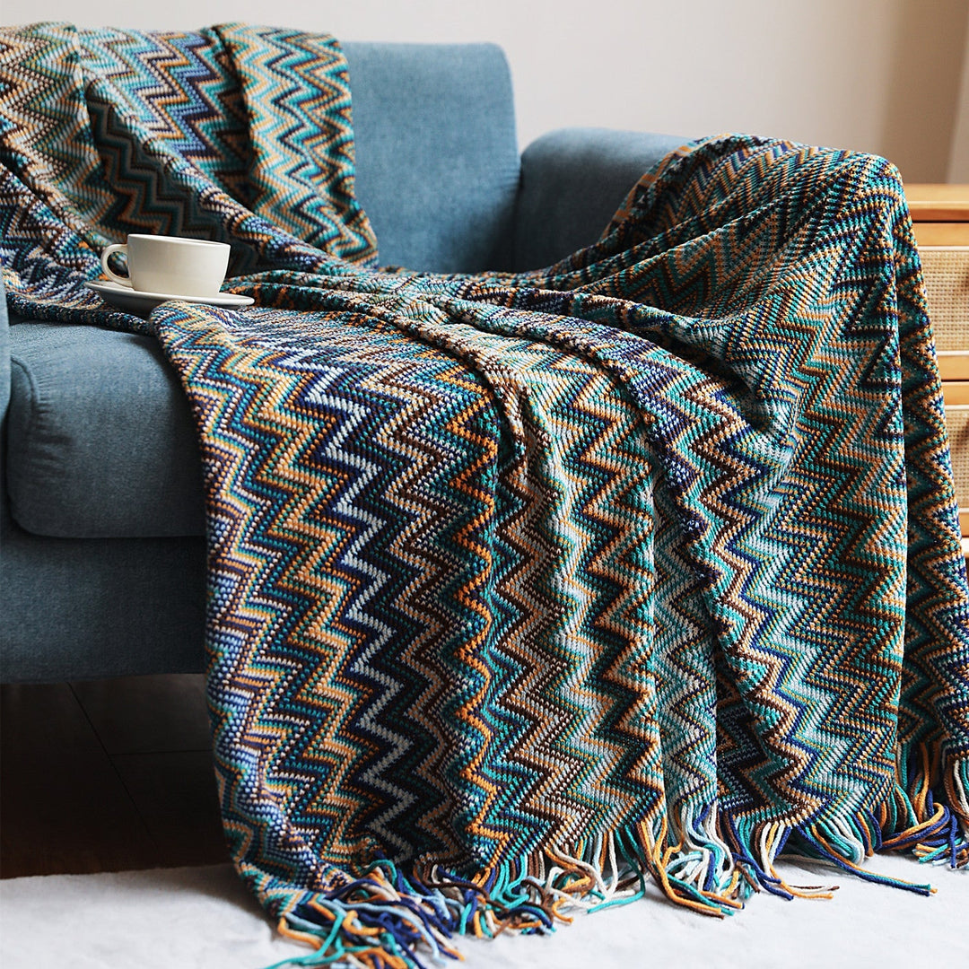 BohoWeave – Luxury Chevron Throw Blanket