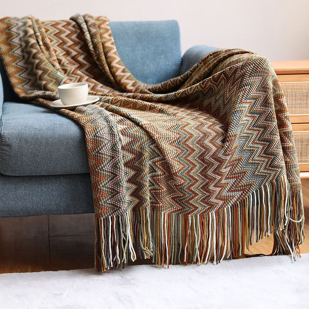 BohoWeave – Luxury Chevron Throw Blanket