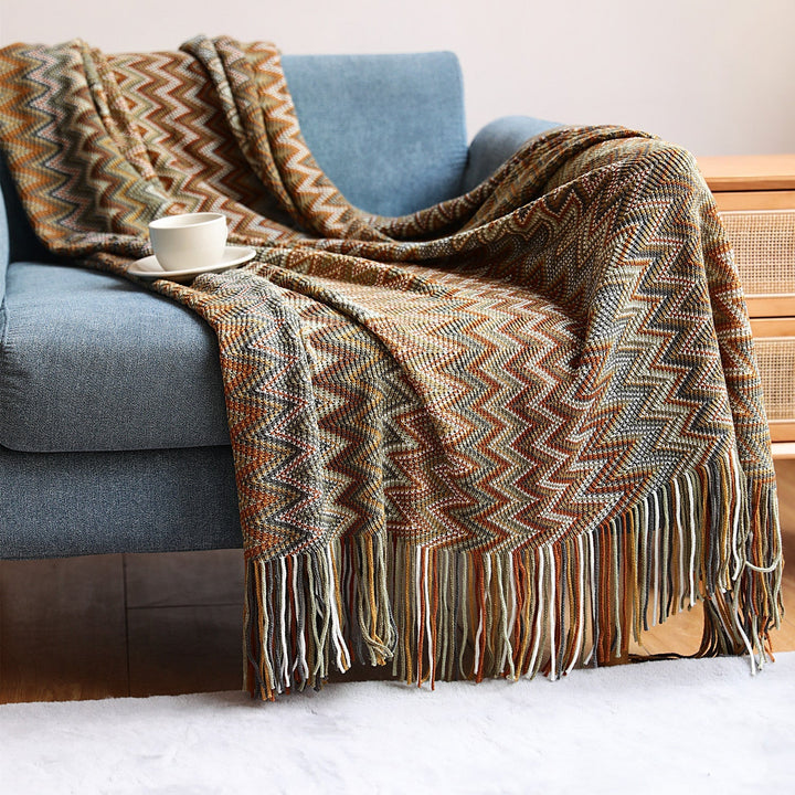 BohoWeave – Luxury Chevron Throw Blanket