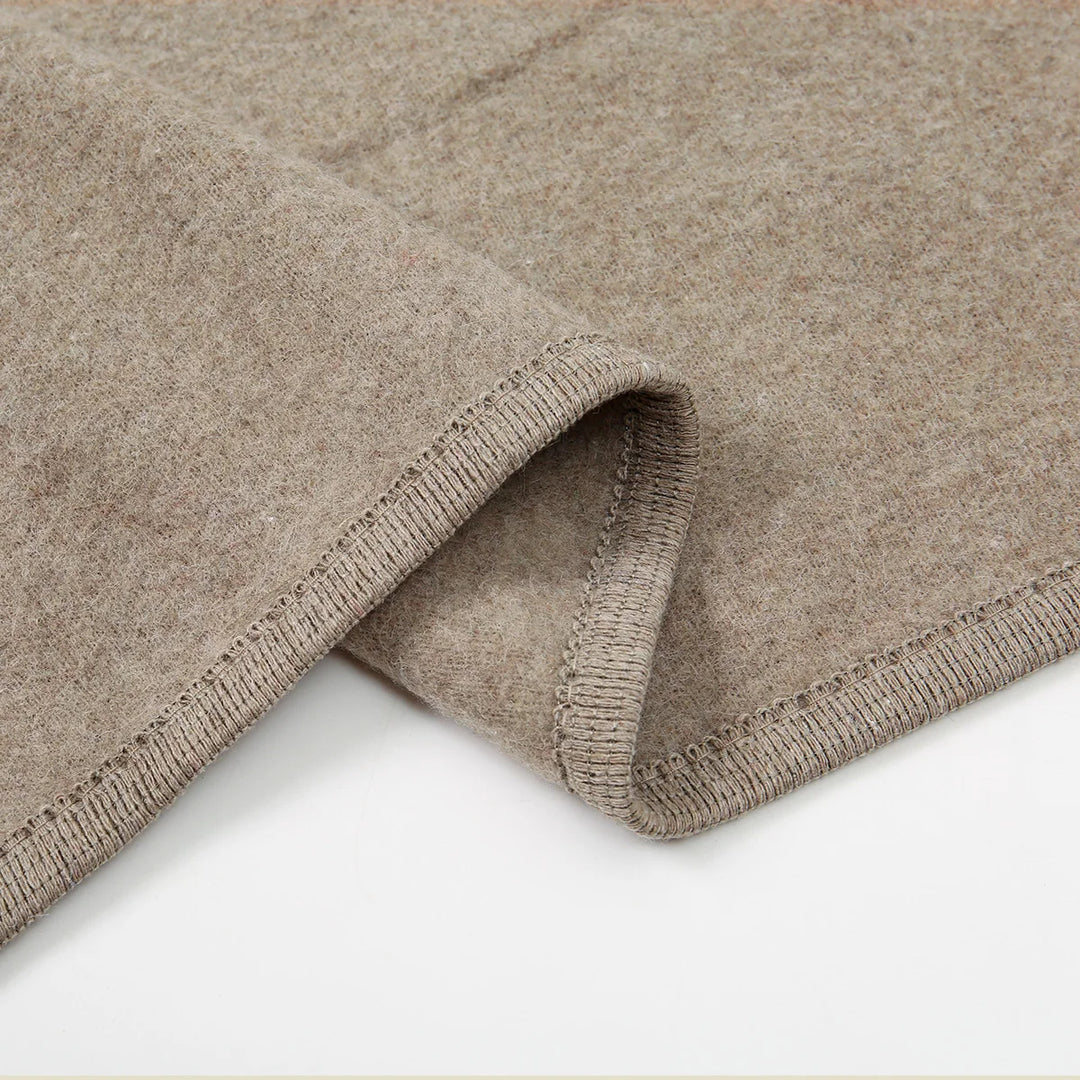 Knitted Poncho Ruana Cape for Women — Open Front Wrap Shawl Cardigan