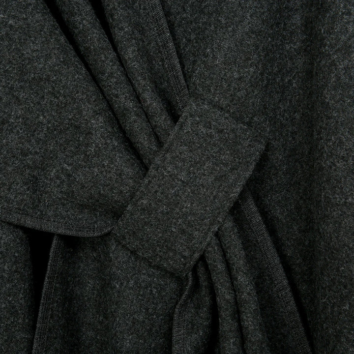 Knitted Poncho Ruana Cape for Women — Open Front Wrap Shawl Cardigan