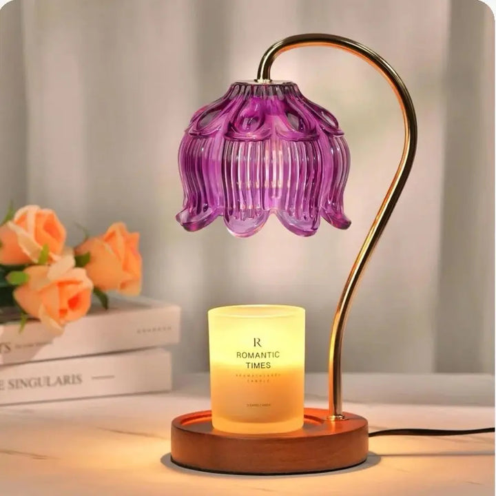 Candle Warmer Lamp, Dimmable Electric Wax Warmer with Timer for Jar Candles