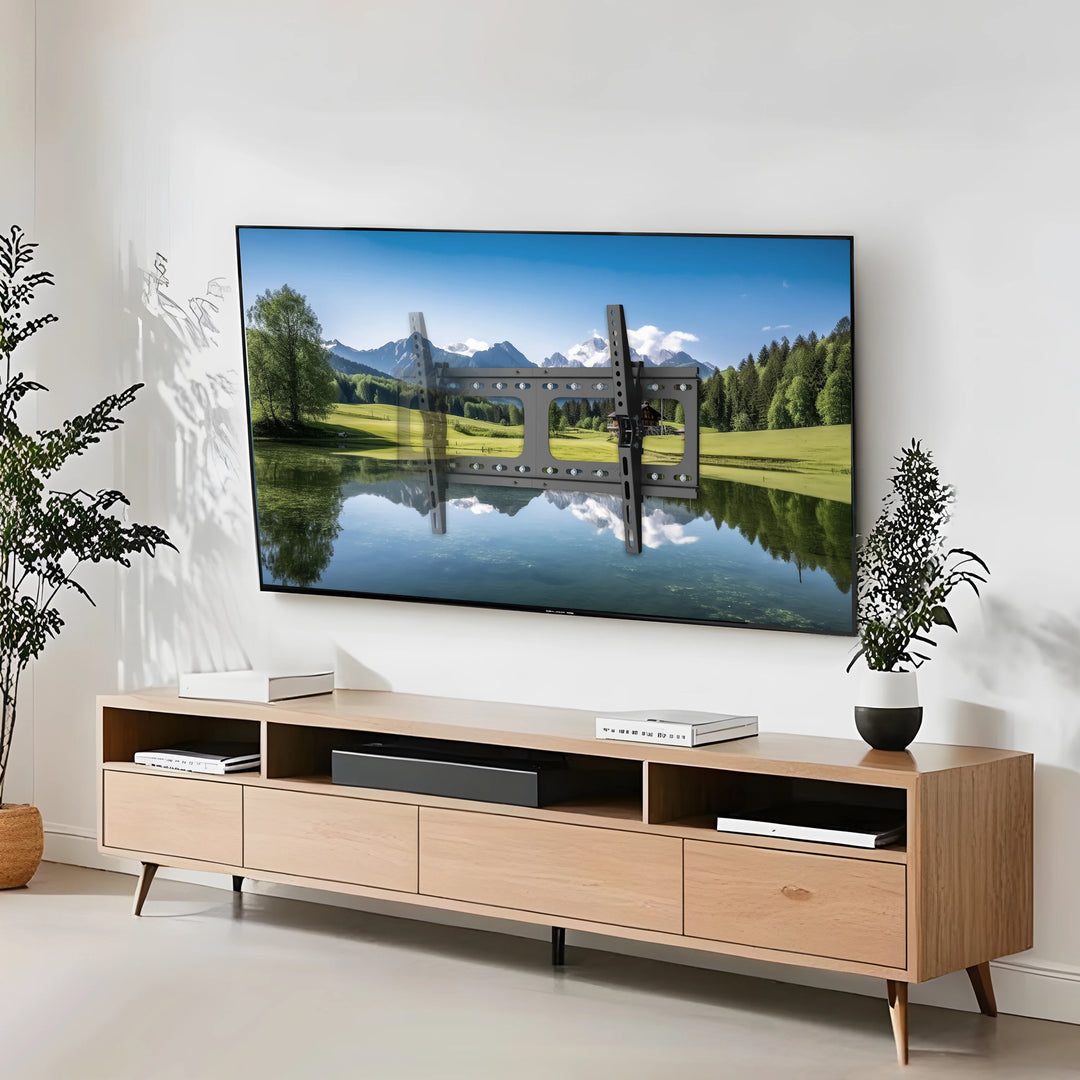 Heavy duty television wall mount holds 60kg