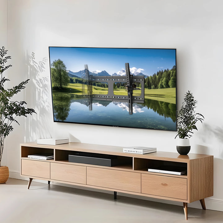 Heavy duty television wall mount holds 60kg