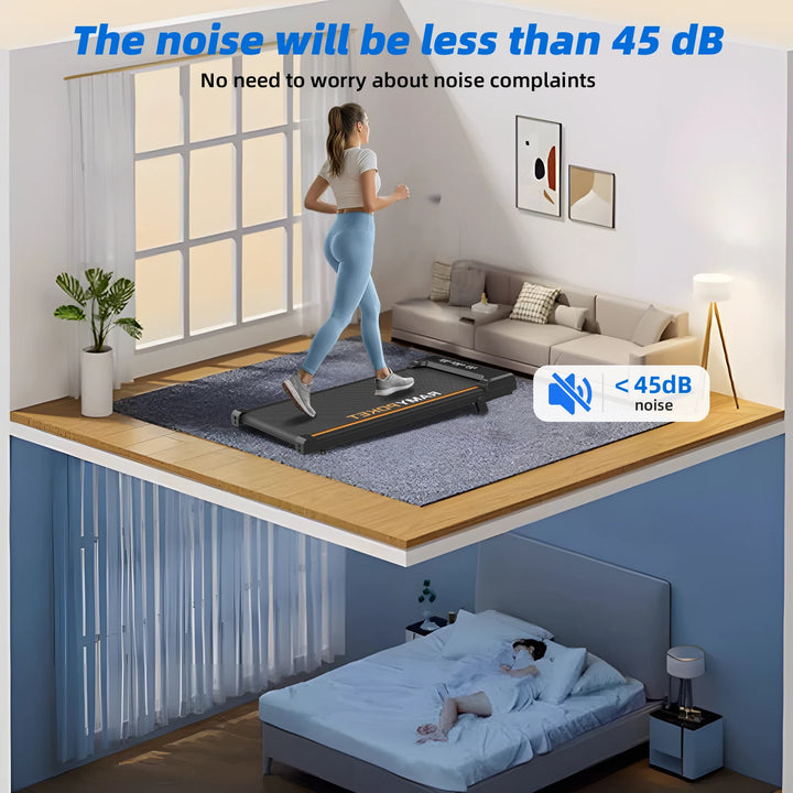 2.5HP compact walking pad with app control