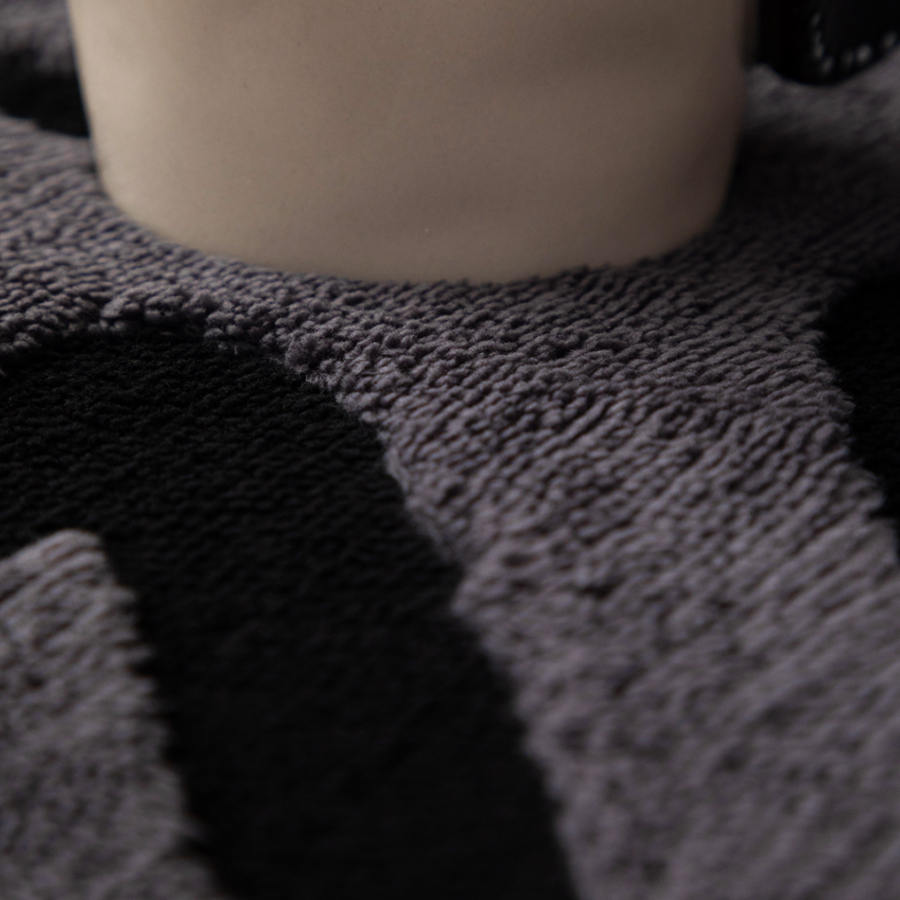 Soft velvety bohemian sofa blanket detail