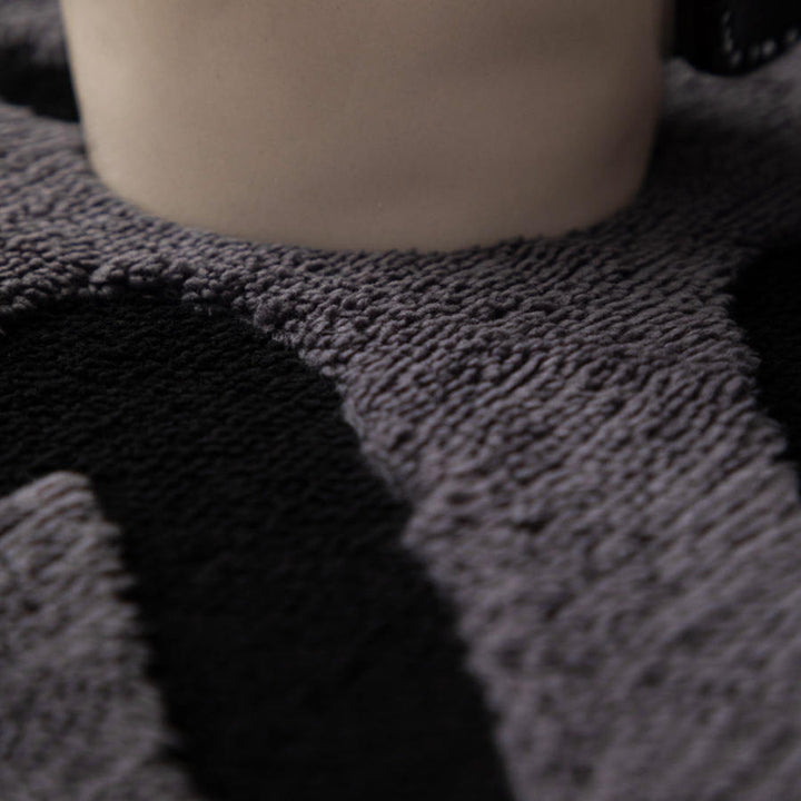 Soft velvety bohemian sofa blanket detail