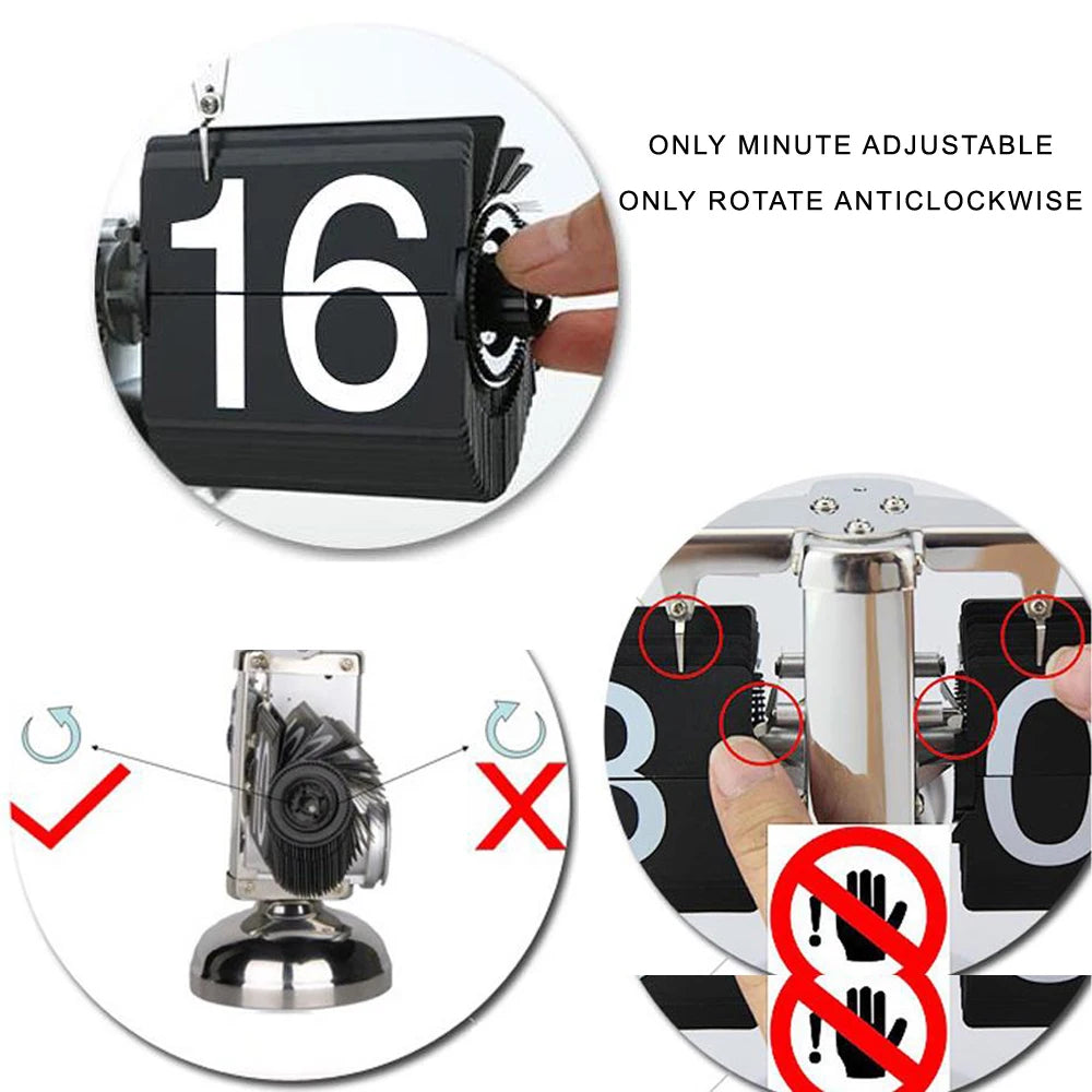 Flip clock size and dimensions