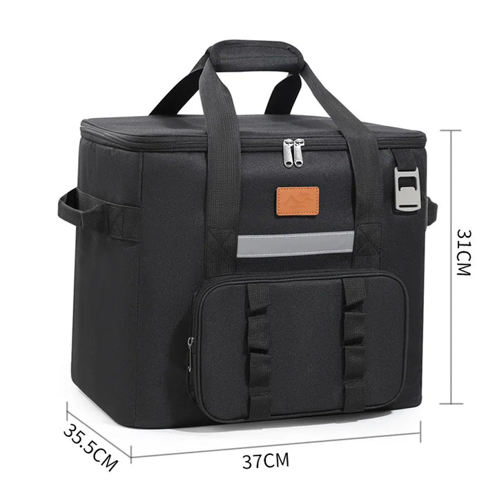 40L insulated cooler bag - Black
