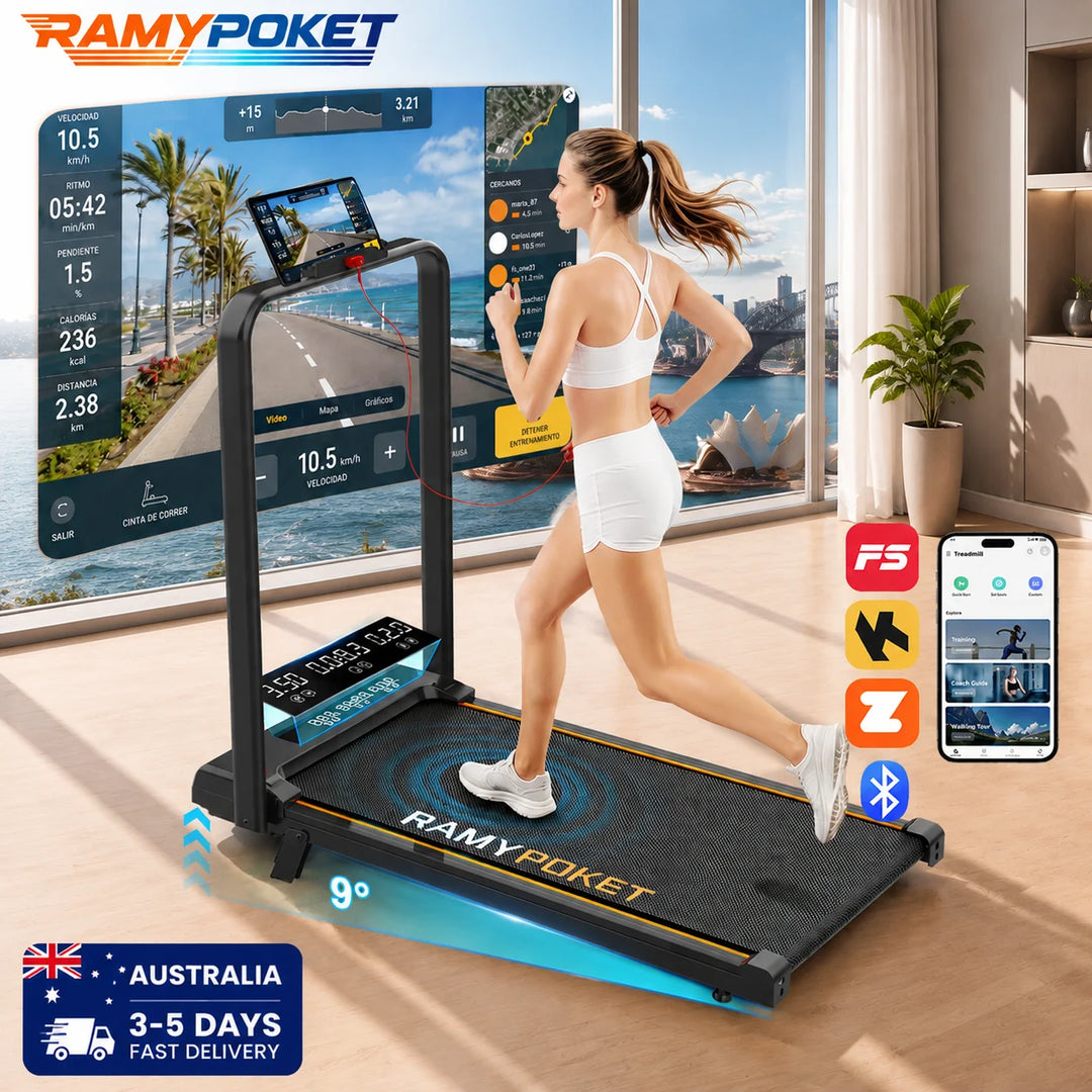 Walking pad treadmill with incline 1-12 km/h Australia