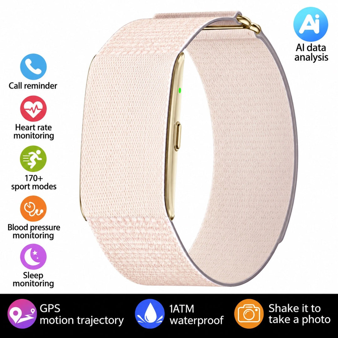 Pink LIGE fitness band with nylon strap