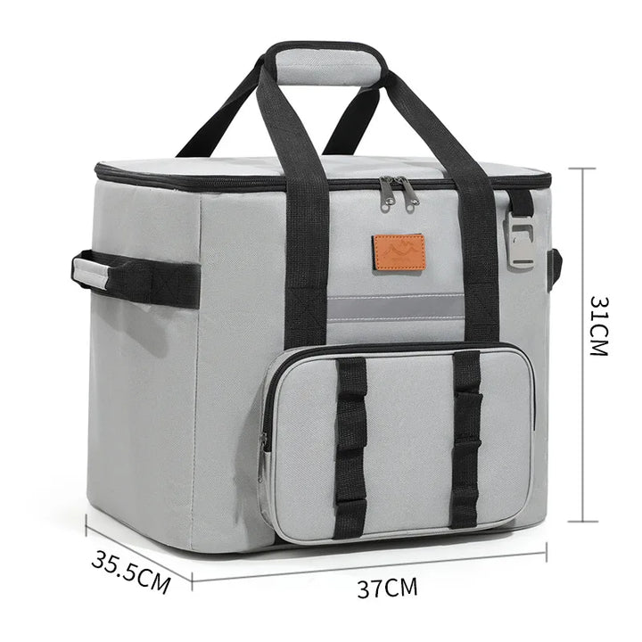 40L insulated cooler bag - Gray