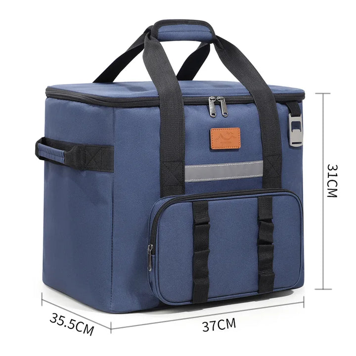 40L insulated cooler bag - Navy Blue