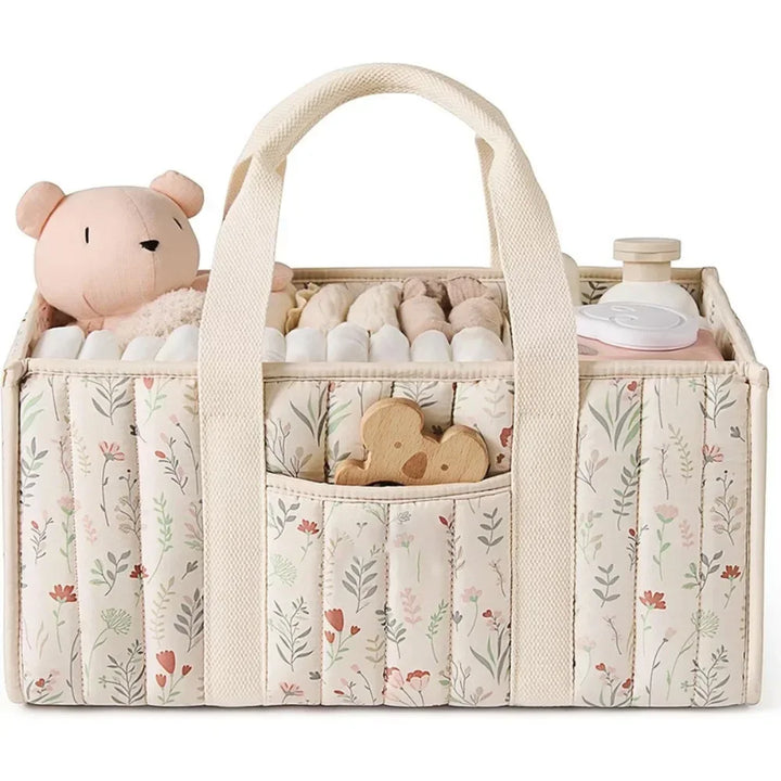 Taupe Classic nappy caddy