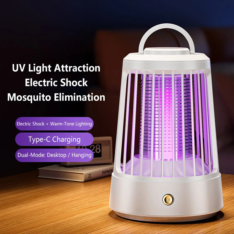 Electric mosquito killer lamp for camping and patio