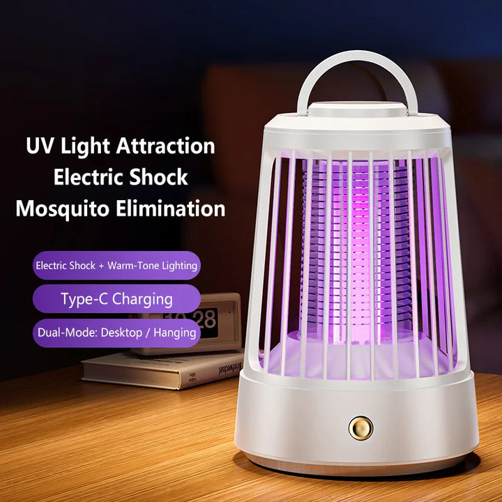Electric mosquito killer lamp for camping and patio