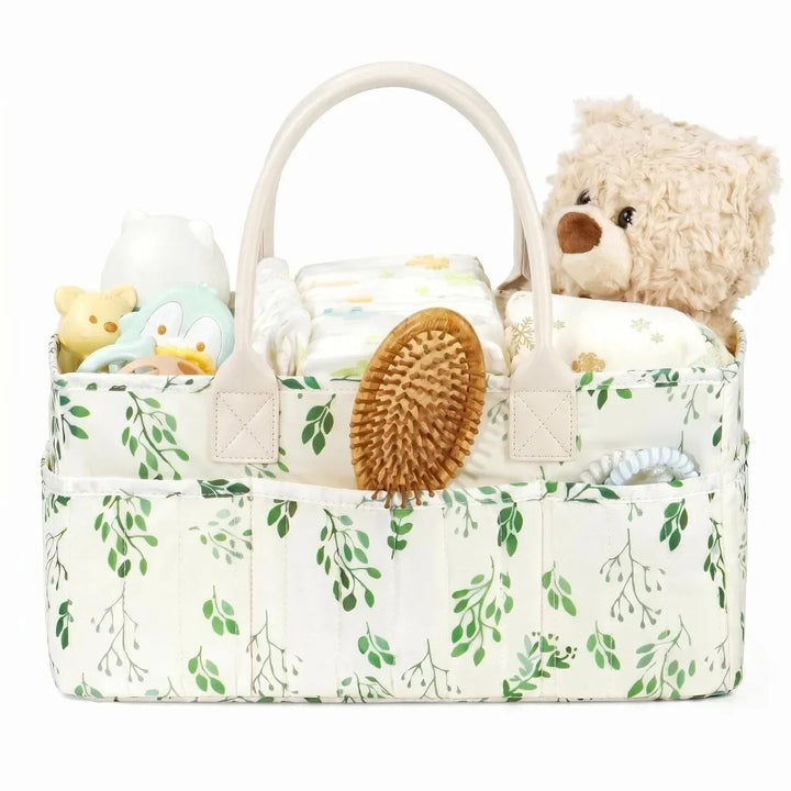 Botanical Leaf nappy caddy