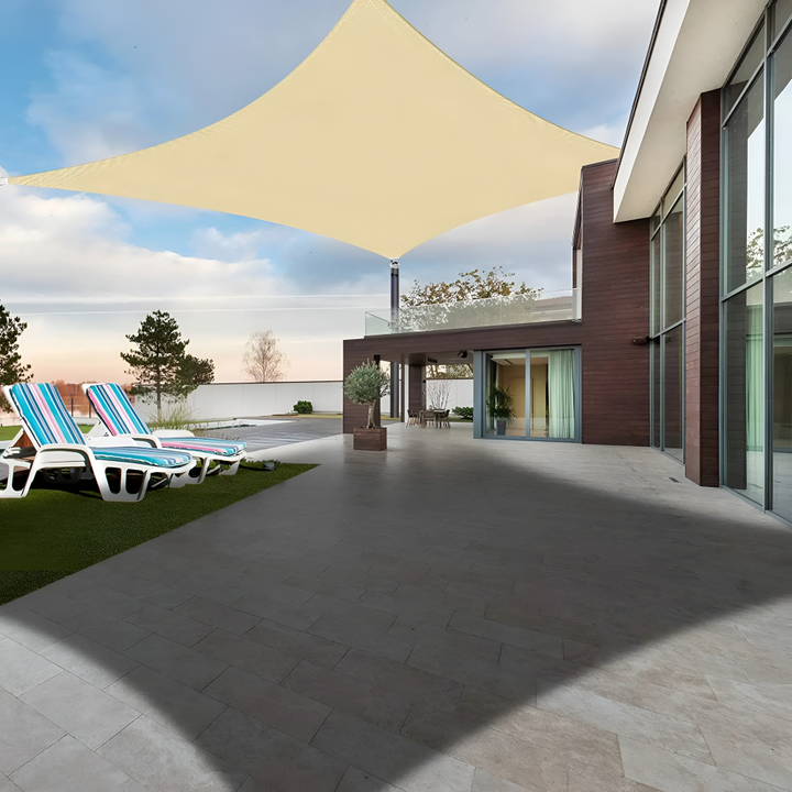 Sonnensegel Rechteckig Wasserdicht | Wasserdichtes Outdoor Gewebe | UV Schutz | SkyCover