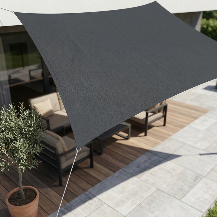 Sonnensegel Rechteckig Wasserdicht | Wasserdichtes Outdoor Gewebe | UV Schutz | SkyCover