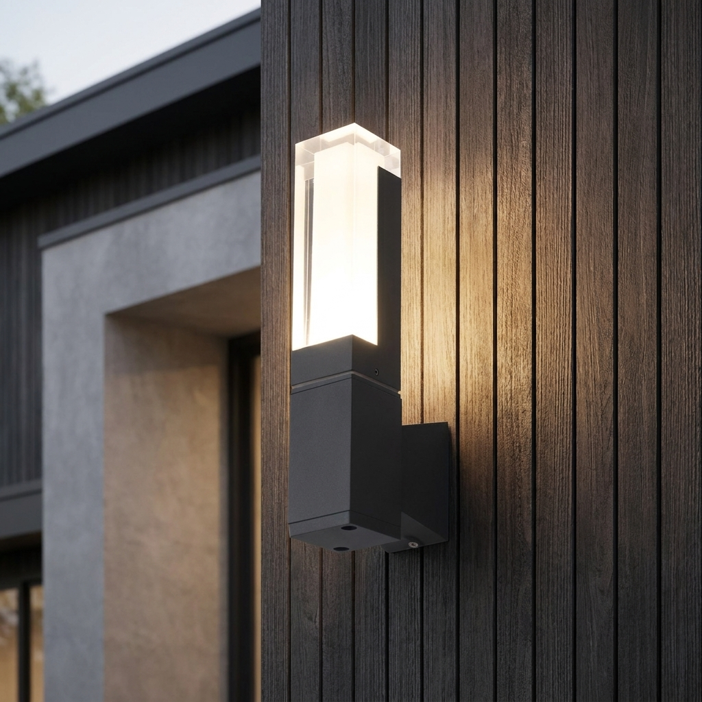 Motion sensor outdoor wall light warm neutral cool white options