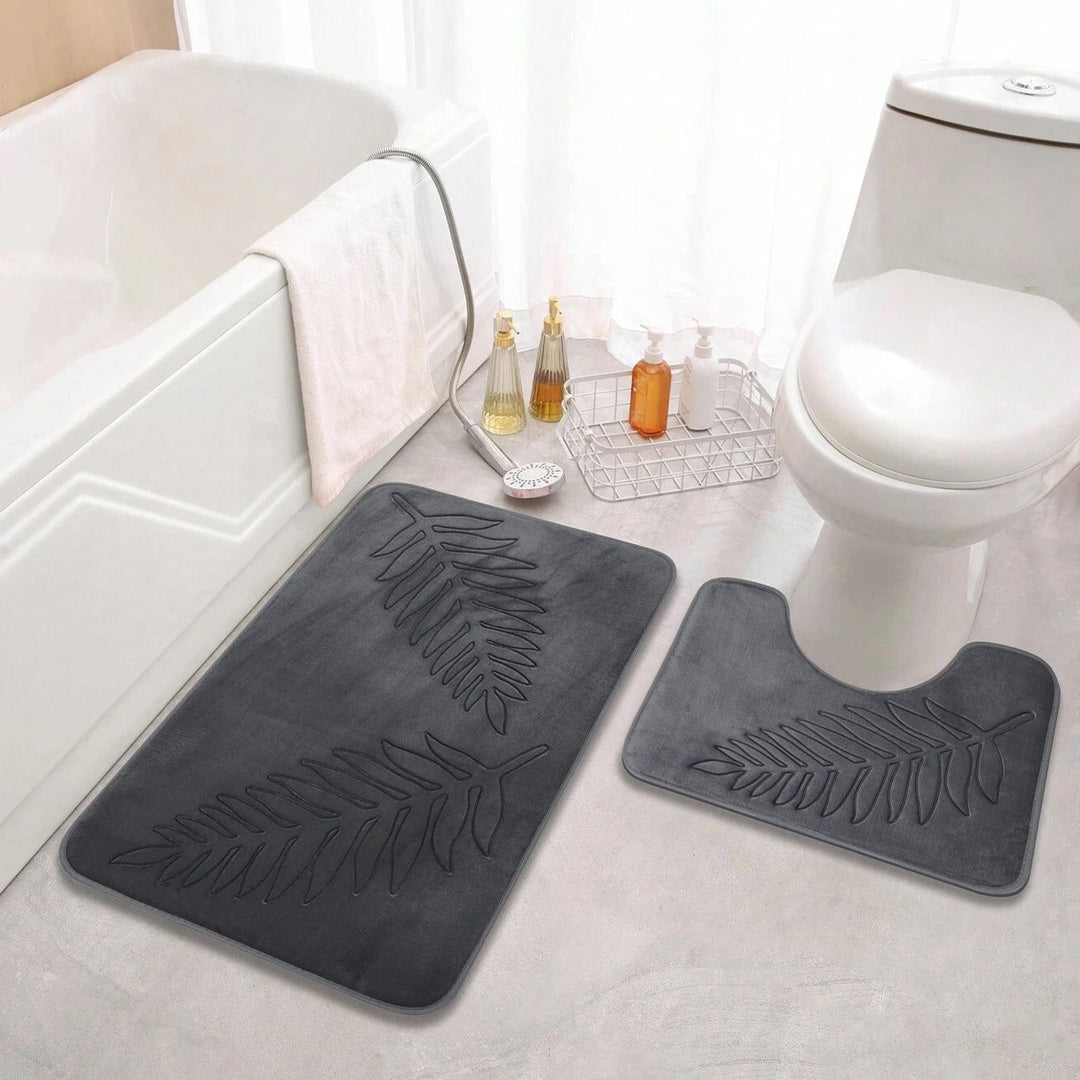 Memory Foam Bath Mat Set