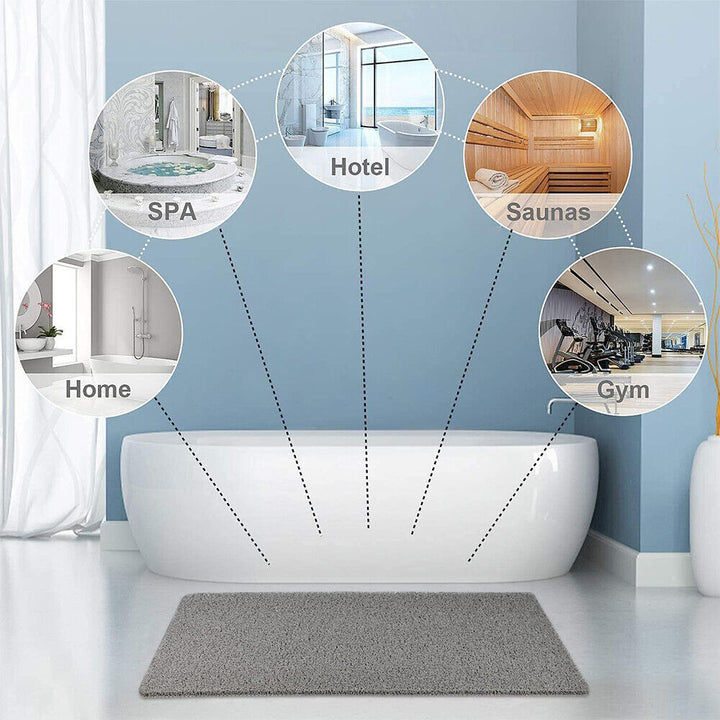 Microban Loofah Shower Mat