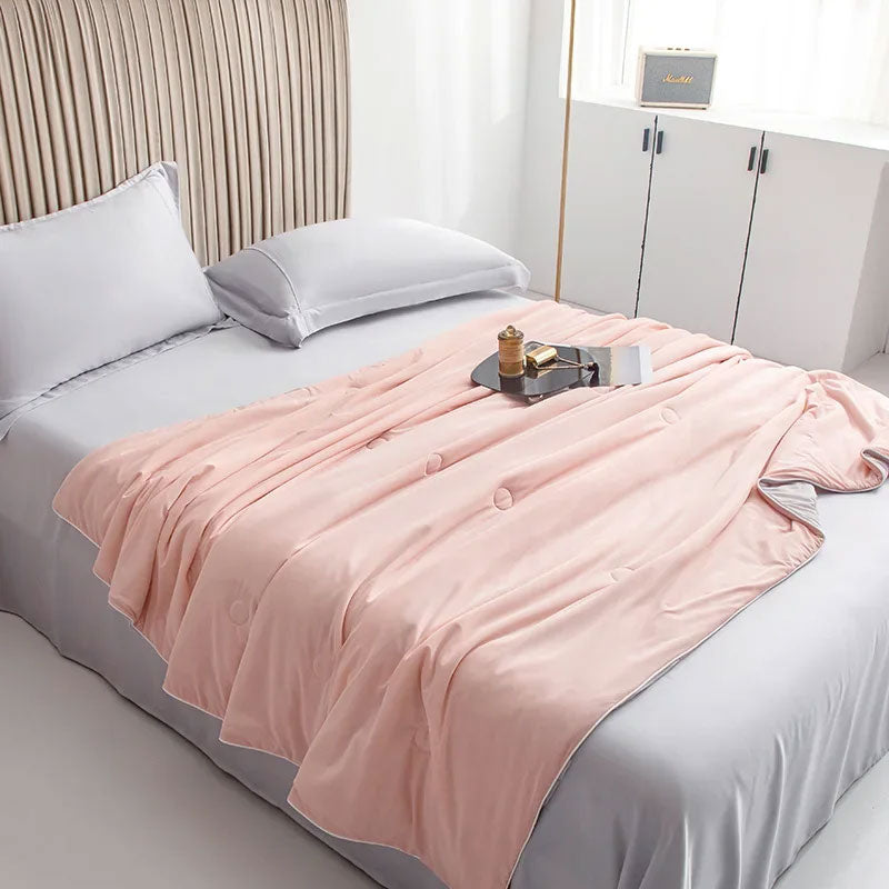 CoolBreeze – Luxury Breathable Cooling Blanket